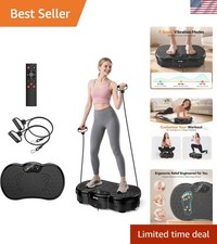 Vibration Plate Exercise Machine - 300 lbs Weight Capacity, 120 Speed Levels,...