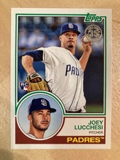 2018 Topps Update Joey Lucchesi RC 1983 Topps 35th Anniversary insert #83-5
