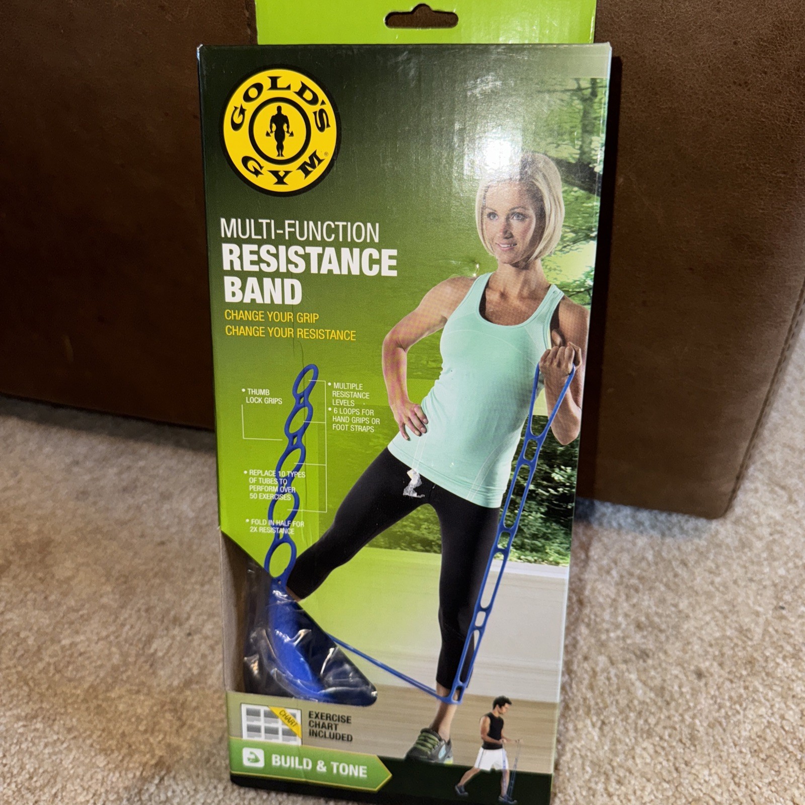 Golds Gym Multi Function Resistance Bands Exercise Sculpting Equipment
