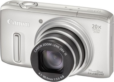 Canon PowerShot SX240 HS 12.1MP Digitalkamera - Silber