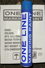 One Line Semi-Permanent Line Marking Paint 750ml COLOUR BLUE FREE SHIPPING