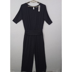 Soft Surroundings Jumpsuit Women Medium Gray Modal Spandex Wide Leg Softcore NEW