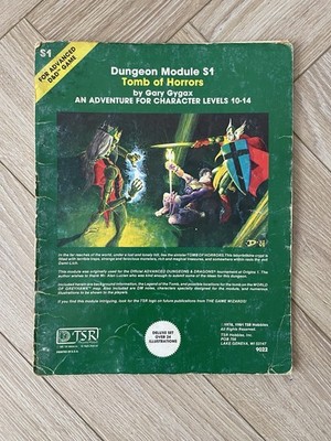 Dungeons & Dragons D&D Tomb Of Horrors Dungeon Modul S1 - 9022 TSR 1981