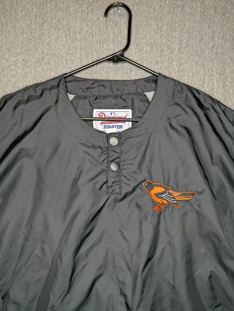 Vintage Baltimore Orioles Jacket Mens Large Starter Batting