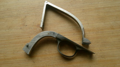 #ad Colt Single Action Trigger Guard Set 1st Gen 45LC SAA Nickel 1897 $199.95