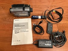 Sony Handycam DCR-TRV480 Digital8 20x Optical Zoom Video Camcorder Bundle- Read