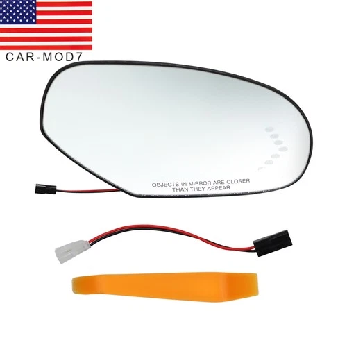 07-13 For Silverado Tahoe Yukon with Heated Signal Right Side Side Mirror Glass
