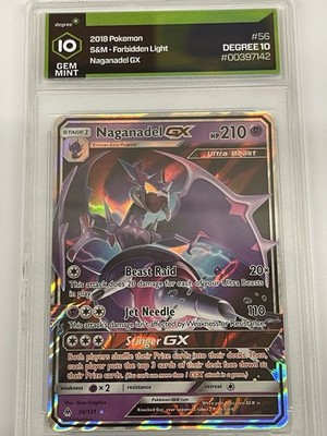 Pokémon TCG SM Forbidden Light Naganadel GX 56/131 Holo ULTRA RARE