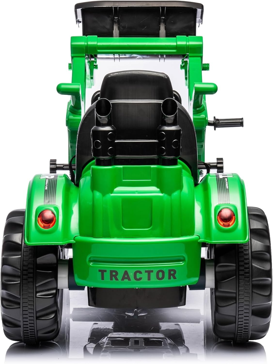 Kids Ride On Excavator 2 Speeds Battery Powered Vehicles Front Loader with Horn