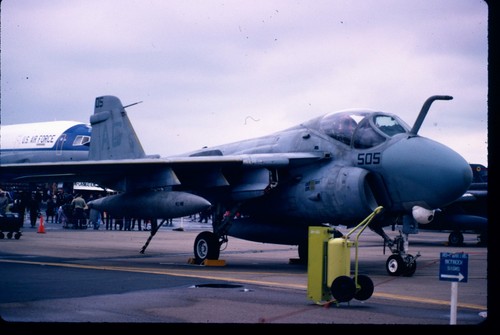 #7739 ORIGINAL K64 AIRCRAFT SLIDE: USN Grumman A-6E Intruder BuNo AG-505