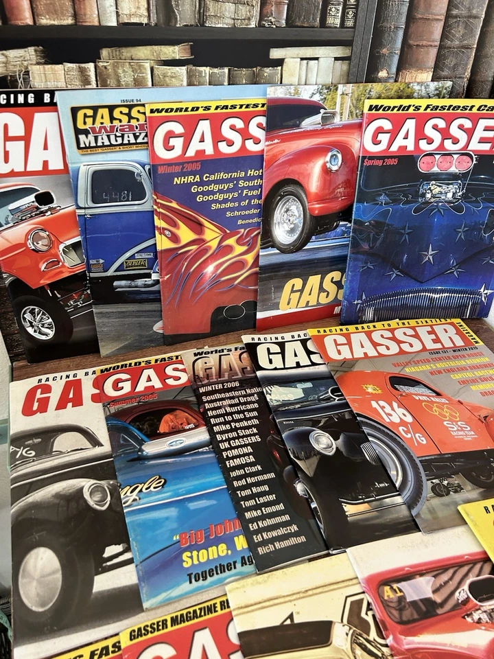 Gasser Magazine Lot Of 15-Free Shipping-Car Club Foto 3 de 4