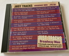 Just Tracks Karaoke CD Broadway Men JTG 261 With Lyric Booklet