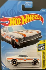 HOT WHEELS '68 CHEVY NOVA GULF WHITE 67/250. SEE COMBINED OFFERS!