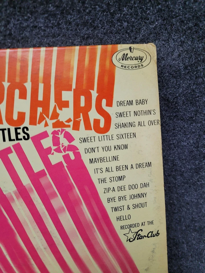 Vintage The Searchers Meet The Rattles Vinyl LP Mercury Star Club Rock 1960s UK Foto 2 de 4