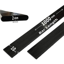 2 2mm x 10mm 1000mm - PULTRUDED-Flat Carbon Fiber Bar. 100 Pultruded high...