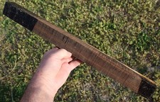 Bocote Wood 1-1/2" x 1-1/2" x 18" Turning Blank Waxed Ends New Old Stock NOS 2