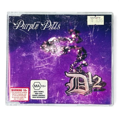 D12 Purple Pills CD Single Explicit Version Shady Aftermath Rap 2001