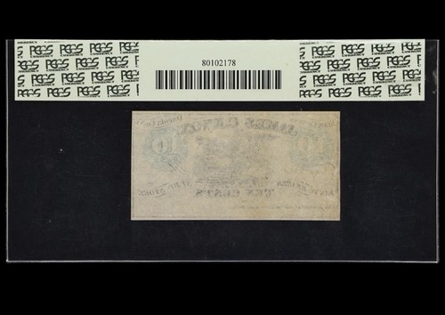 1862 NEW YORK Knox Corners 10c Civil War James C Obsolete Banknote Currency PCGS - Picture 2 of 5