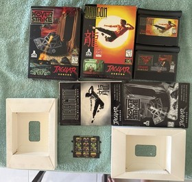 Atari Jaguar Games boxed and accessories job lot