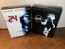 “24” Twenty Four DVD Season 1 Six Disc & Season 2 Seven Disc Collectors Ed Comp