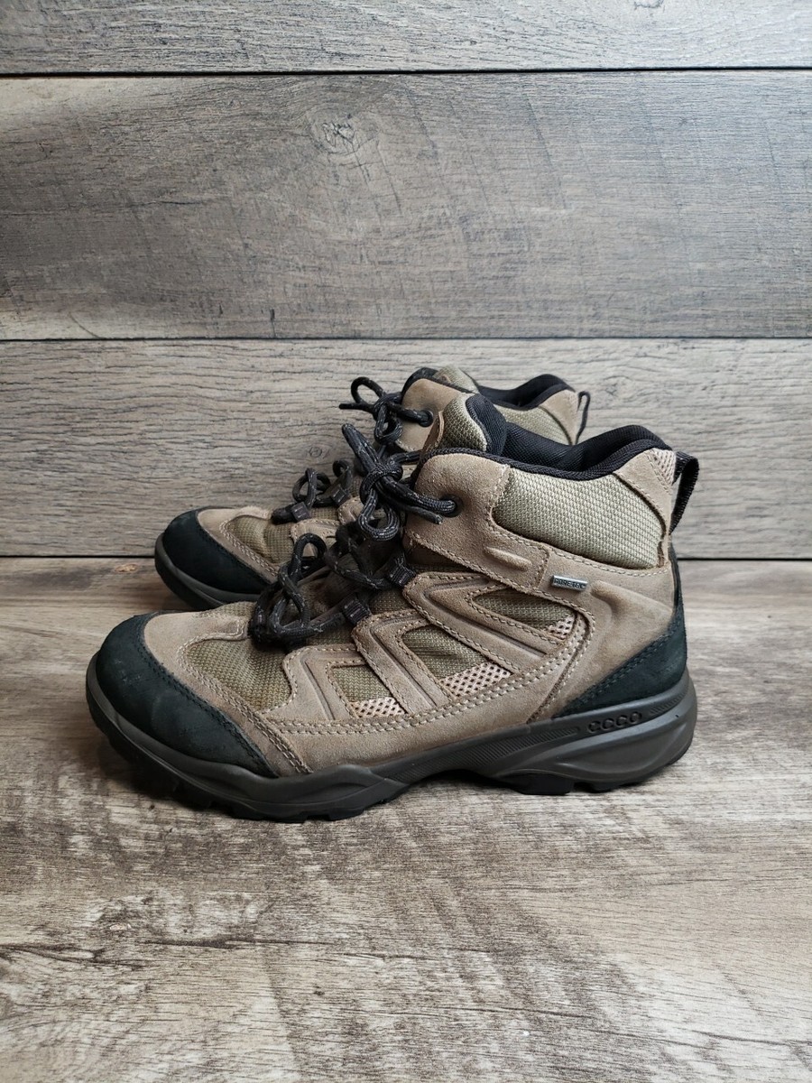 ECCO Receptor GORETEX Brown Leather Hiking Boots Size EU 38  display picture 1