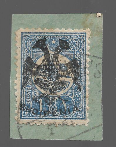 1913 Albania.Albanese. Sovrastampa originale! Piaster.. Francobollo Turchia. Usato.