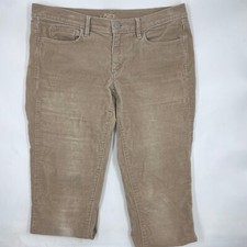 Ann Taylor Loft Womens Modern Skinny Corduroy Size 6 Beige Tan Cotton Casual