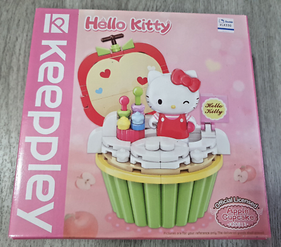 Hello Kitty Apple Cupcake Building Blocks Toy Sanrio Cup cakes