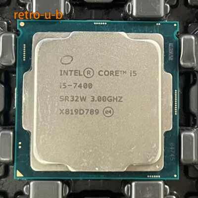 7Th Gen Intel Core i5-7400 LGA 1151 CPU Processor SR32W 3.0GHz Quad Core
