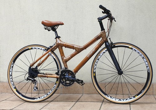 Bello BAMBOO cityrad Retrò VINTAGE CITY BIKE CITTA 'BICICLETTA BICICLETTA  in bambù | eBay