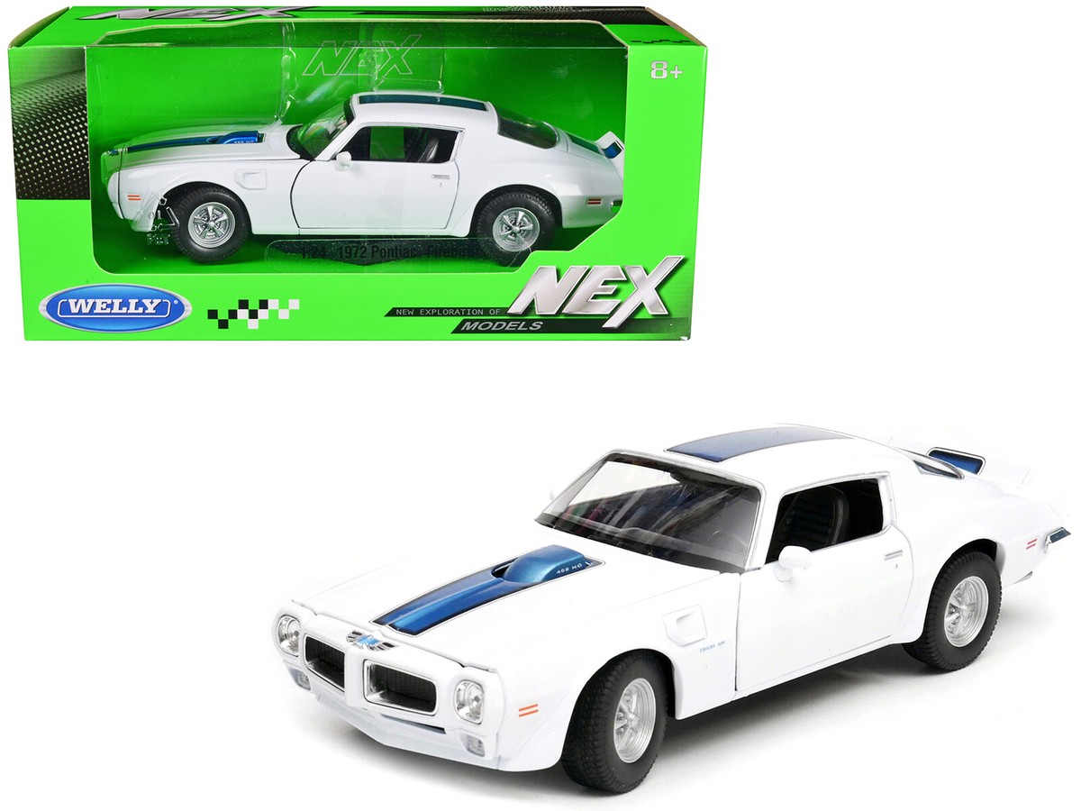 ミニカー WELLY 1972 Pontiac Firebird Trans Am 1972 Pontiac Firebird Trans Am Blue Metallic 1/24 Diecast
