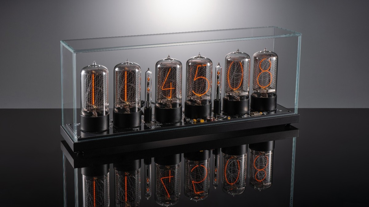 ❁ねこ❁ Nixie tube clock ZIN70 (z568m) tubes included assembled