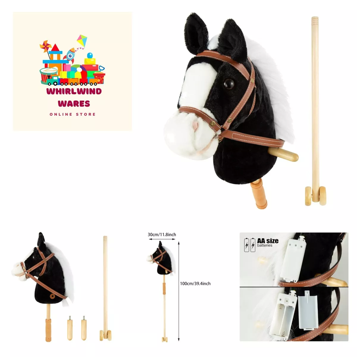 Horse head 2024 riding stick