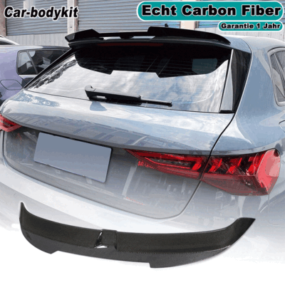 Carbon Heckspoiler V2 Abrisskante Heck Spoiler Lippe Passt Für Audi A3 8V RS3 S3