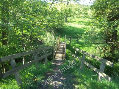 Photo 12x8 Over the stream [1] Freelands/NU1912 The footpath descends ste c2011