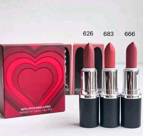 Mac Lipstick 3pcs Set 1.8gmx3pcs No Return No Refund - Picture 4 of 9