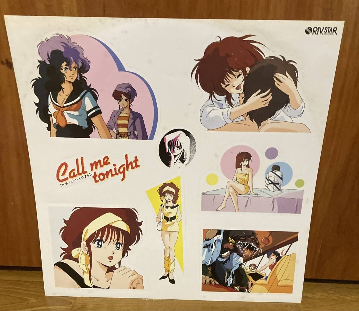 Call me tonight ピンク・ノイズ　レコード　8-0611 Call Me Tonight / Pink Noise vol.1 Original Animation 12