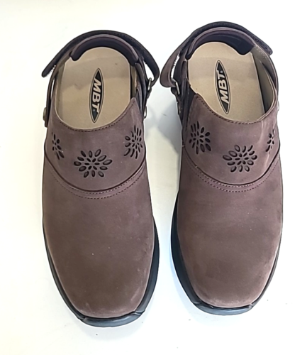 MBT Kipimo Zuecos Marrón Gamuza Mules Mujer Talla 9 Zapatos para Aliviar el Dolor - Imagen 3 de 11