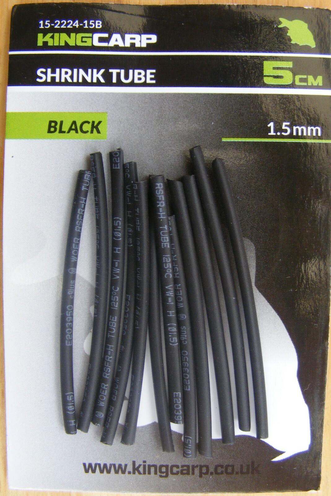 Kingcarp Shrink Tube 1.5mm 5cm - 15-2224-15B