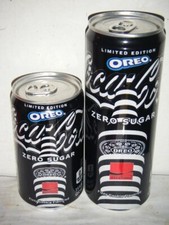 2024 الولايات المتحدة coca cola OREO 2 coke cans طقم 222ml & 355ml empty