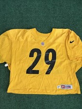 Vintage Nike Team Issued Pittsburgh Steelers Football Jersey NFL #29 Sz 52 1997