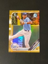 Greg Jones 2019 Bowman Draft Chrome BDC-66 GOLD REFRACTOR 35/50