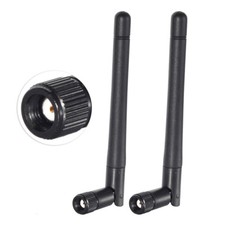  2-pack WIFI RP-SMA Antenna for WiFi 2.4GHz/5Ghz Wireless Router or Card 2X
