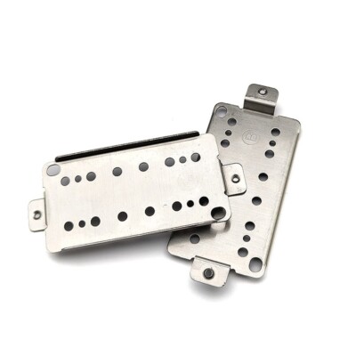 Verstellbare Pole Pieces Gitarre Tonabnehmer Grundplatte Rahmen Kupfer Material Silber
