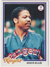 1978 Topps #209 Dock Ellis Texas Rangers