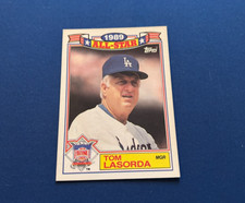 1990 Topps Baseball Tommy Lasorda 1989 All Star Commemorative #1 HOF NM