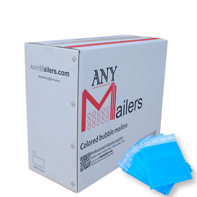 AirnDefense #0 6.5x10'' Colored Poly Bubble Mailers Shipping Padded Envelopes