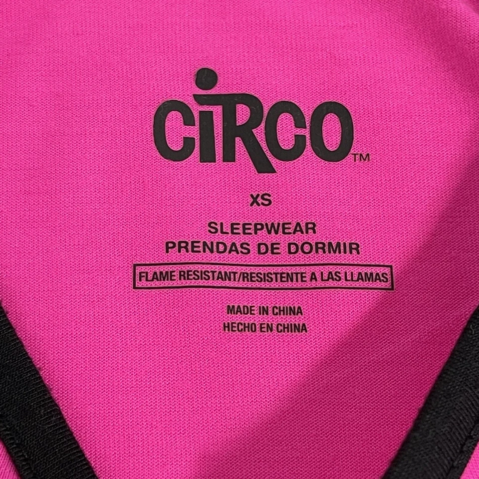 Circo Little Girl’s Size XS Pink Science Genius Graphic Short Sleeve Pajama Top - Image 4 of 4