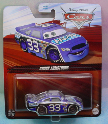 カーズ ムードスプリングス　チャックアームストロング 💗 2024 CARS Pixar CHUCK ARMSTRONG #33 ✿ blue;MOOD SPRINGS 💗1/55