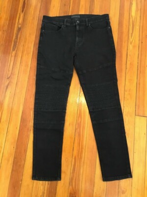 No Boundaries Men's Black Straight Leg Jeans Cotton Blend Size 32x32
